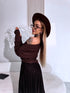 Tops with drawstrings "NUTELLA HS9959" CHOCO